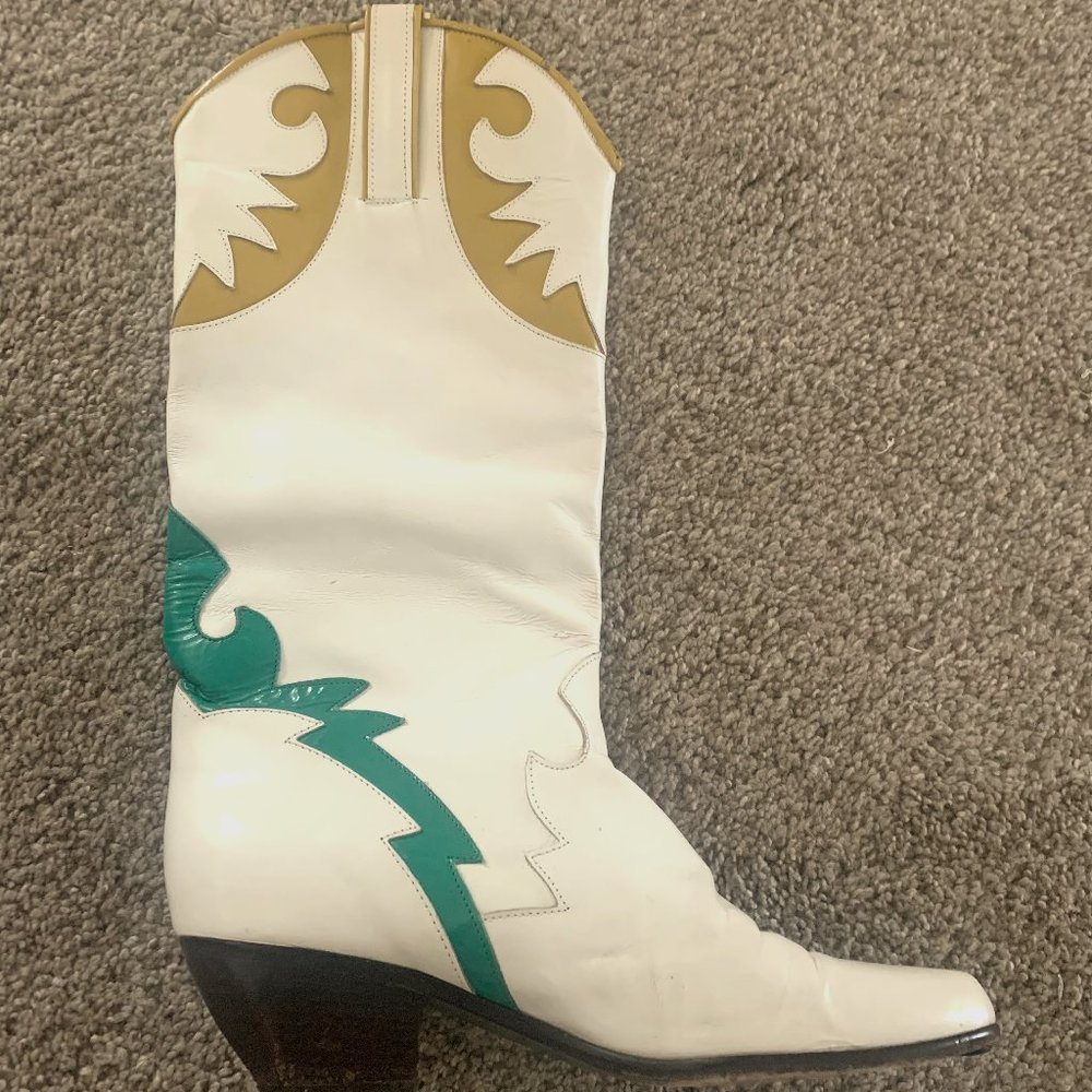 Vintage Charles David Cowboy Boots